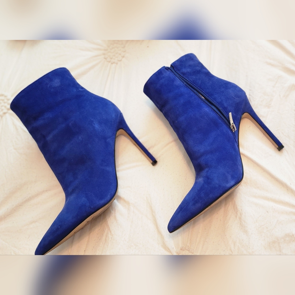 Blue Suede Boots